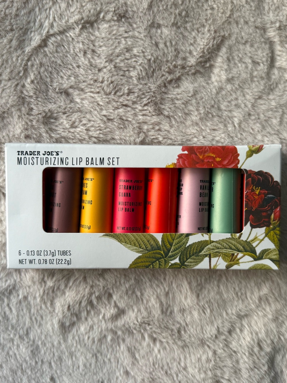 NWT Trader Joe’s Moisturizing Lip Balm Set of 6
